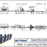 Automatic 50ML-1L Lubricating Oil Filling Line स्वयंचलित 50ML-1L वंगण घालणारी तेल भरणे